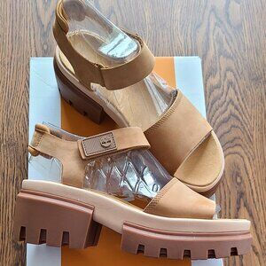 Womens Timberland Everleigh Ankle Strap Sandal Sz 11M
